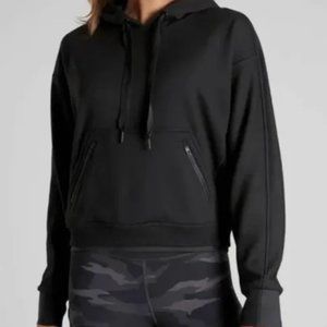 Athleta black recover hoodie